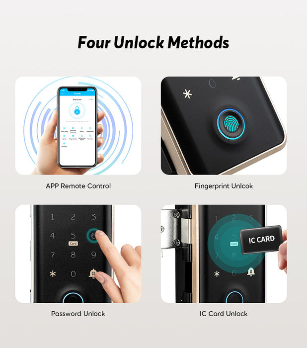 SmartUK G04 Smart Fingerprint Glass Lock