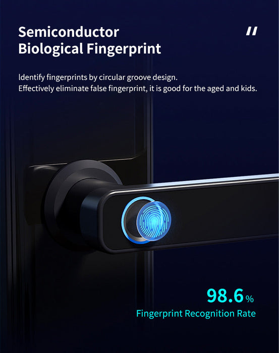 SmartUK D1 Smart Fingerprint 6068 Mortise Lock